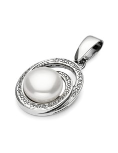 Silver pendant with pearl W 1561