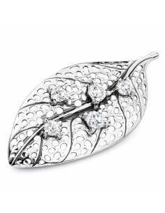 Silver brooch with cubic zirconia B 130