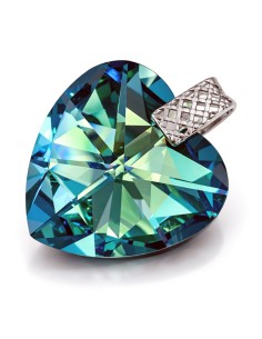 Zawieszka serce Swarovski® 5 cm | Srebro 925