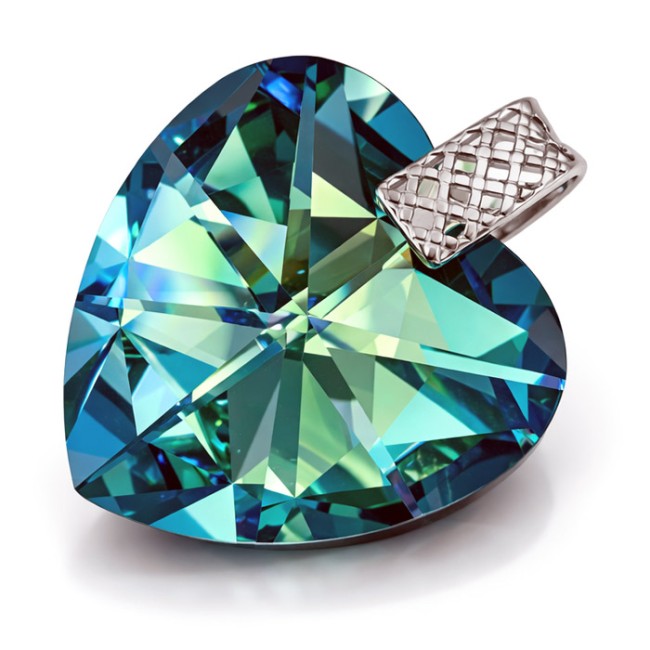 Silver Heart Pendant W 1216