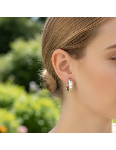 Silver earrings K 1077 2