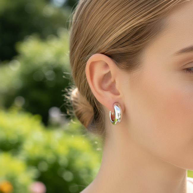 Srebrne kolczyki K 1077|Polcaratdesign.pl Biżuteria