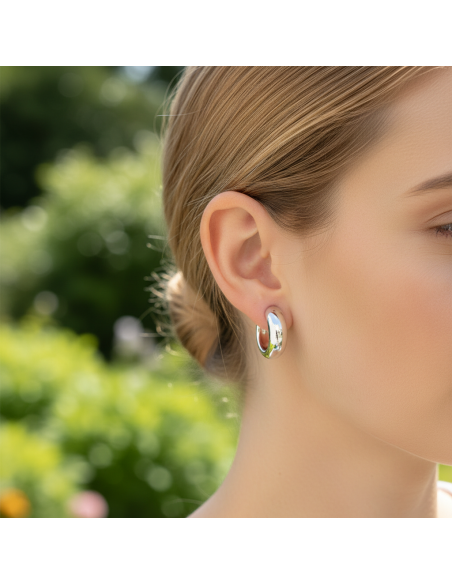 Srebrne kolczyki K 1077|Polcaratdesign.pl Biżuteria