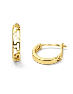 Gold plated silver earrings K3 1162