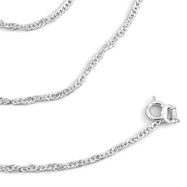 Silver chain LN 003 Chain 45