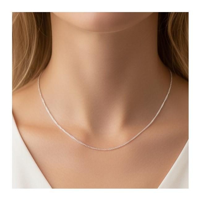 Silver chain LN 003 Chain 45