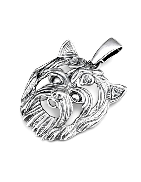 Silver dog pendant W 1125 york dog