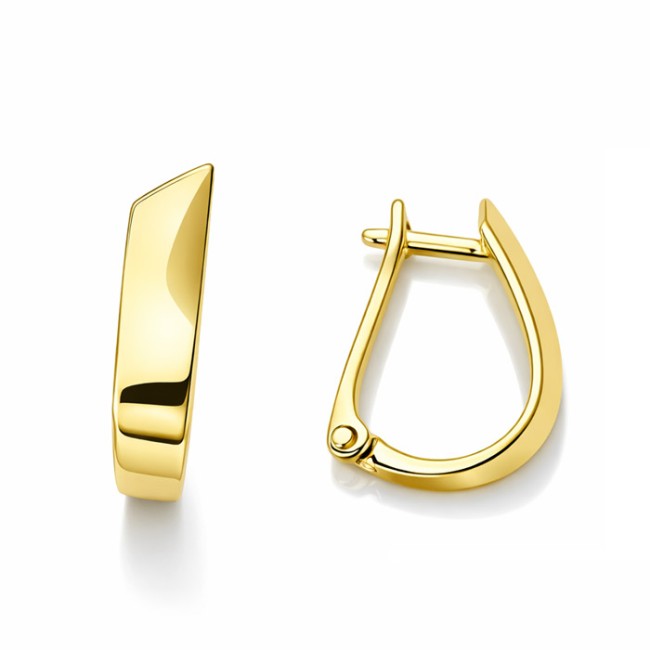 Gold-plated silver earrings K3 1151 Polcarat Design