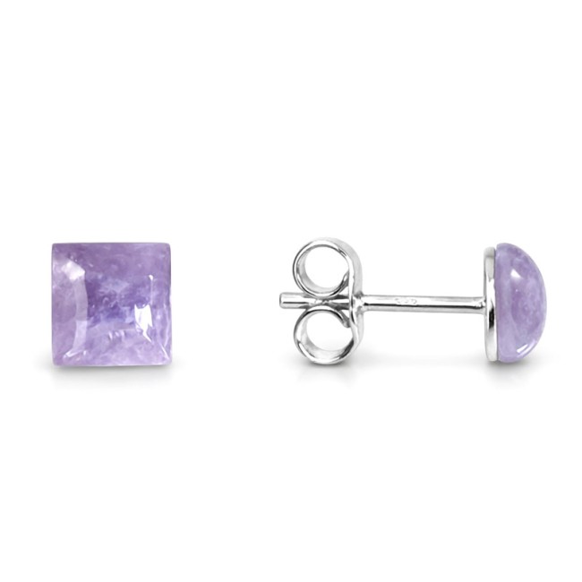 Silver Amethyst Earrings K 599 Amethyst