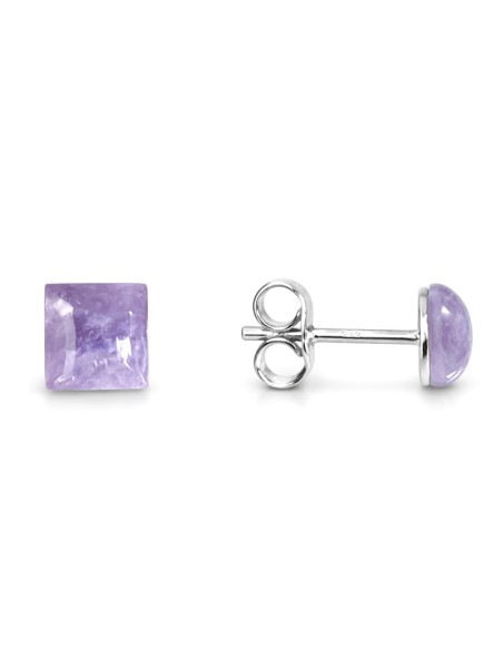 Silver Amethyst Earrings K 599 Amethyst