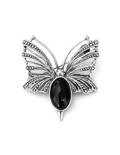 Silver Amethyst Brooch B 67 Amethyst