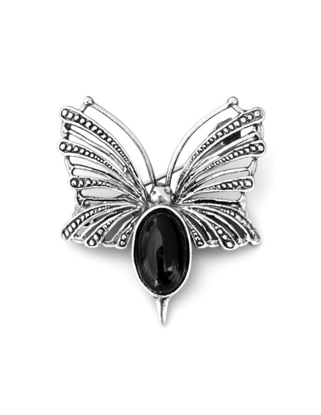 Silver Amethyst Brooch B 67 Amethyst