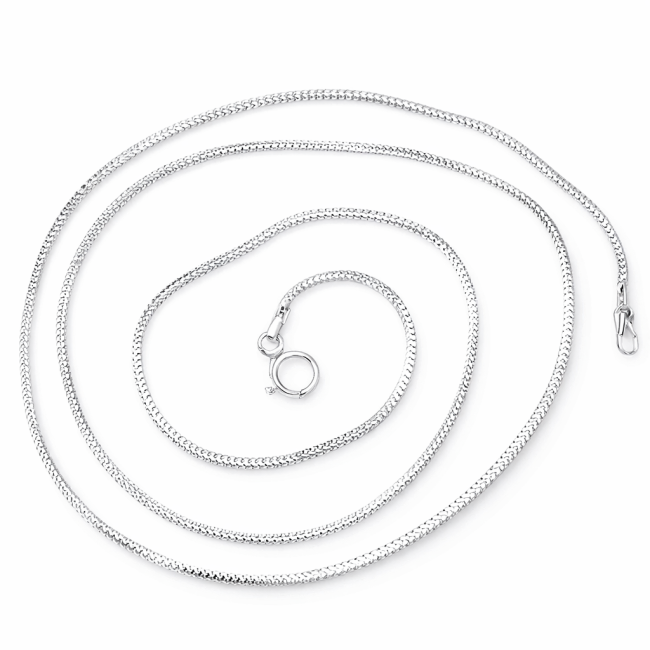 Silver chain LN 001 snake line