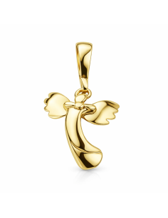 Gold-plated silver pendant Angel W 1211