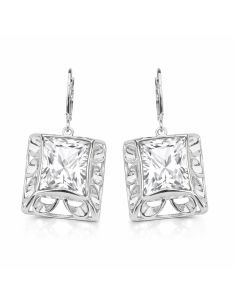 K 1517 Silver Zirconia Earrings