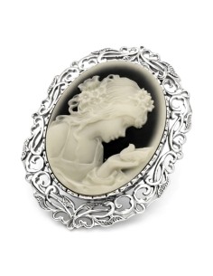 Silver Brooch B 1657 Cameo