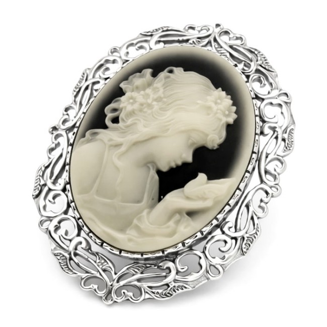 Silver Brooch B 1657 Cameo