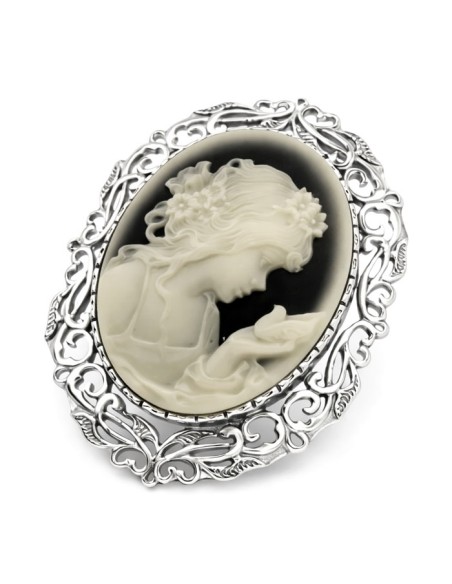 Silver Brooch B 1657 Cameo