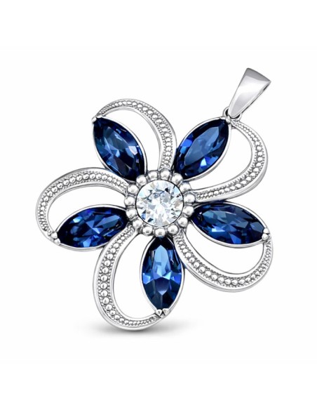 Silver pendant with Swarovski crystals W 1898