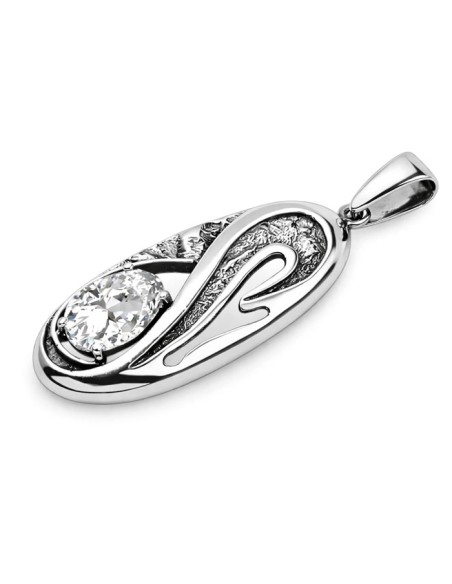 Silver pendant with cubic zirconia W 1623
