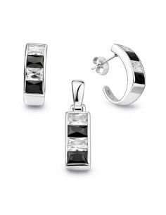 Silver set with zircons KPL 673