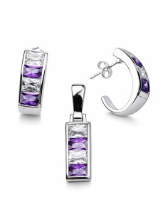 Silver set with zircons KPL 673 2