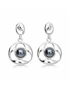 Silver earrings K 1688 Silicon