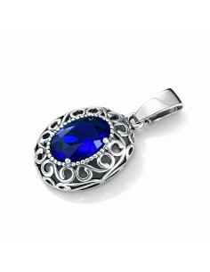 Sterling silver pendant with crystal W 2165 | Polcarat Design