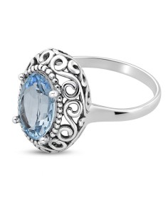 Silver ring with crystal PK 2159 Polcarat Design 2