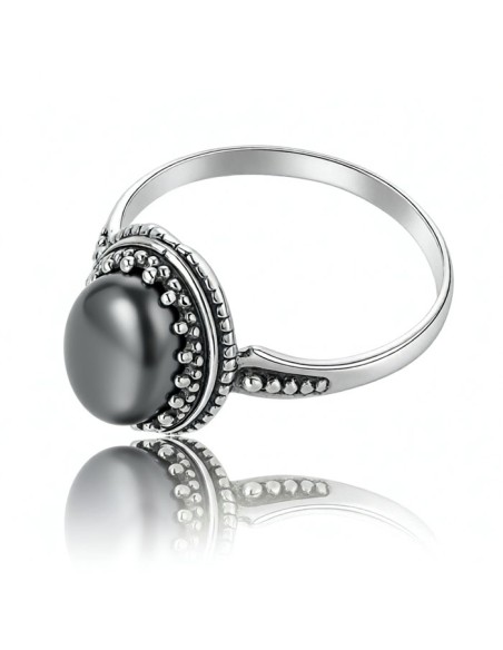 copy of Silver oxidized ring with stone CAT'S EYE PK 2023