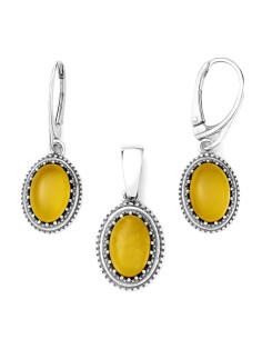 Srebrny wisiorek z mlecznym bursztynem bałtyckim 925 – oksydowany, elegancki W 2081 2