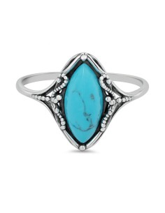 Srebrny pierścionek z turkusem – srebro 925, Polcarat Design PK 2170 2