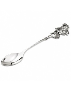 Silver spoon Syrena LZ 04 with zirconia - a keepsake for a christening