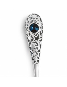 Srebrna łyżeczka Swarovski® 925 na chrzciny – prezent dla dziecka 2
