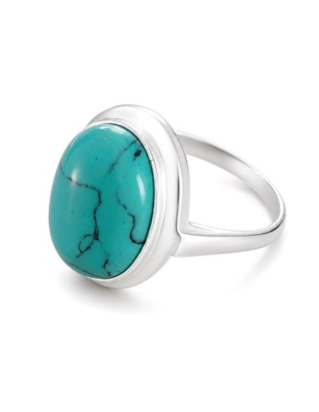 Silver ring with turquoise PK 585 Turquoise