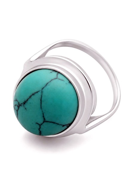 Silver ring with turquoise PK 585 Turquoise