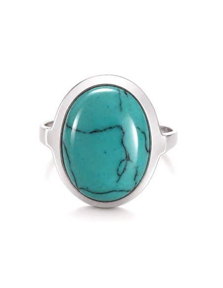 Silver ring with turquoise PK 585 Turquoise