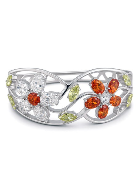 copy of Silver bracelet with zircons L 1621