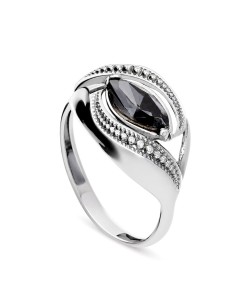 Pierścionek srebrny oksydowany Swarovski PK 1903 Silver NIght