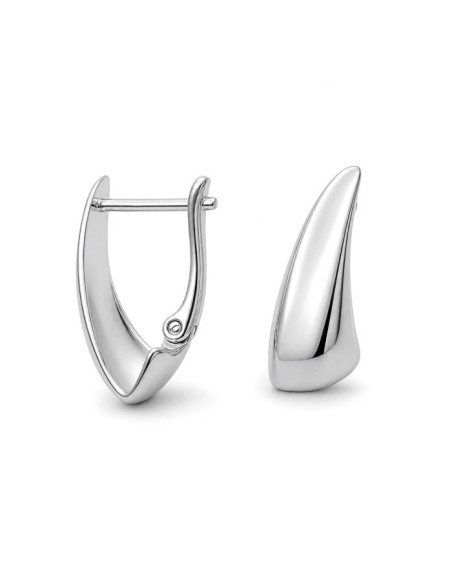 copy of Rhodium plated silver earrings K3 1180