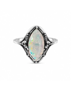 Classic design of a ring with coral. Large selection of jewelry with natural stones only at Polcarat Design! 2