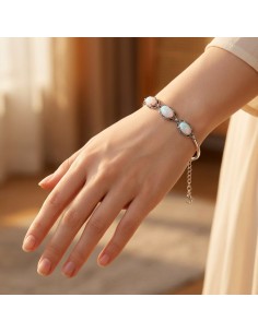 copy of Silver bracelet with turquoises L 1703 turquoise 2