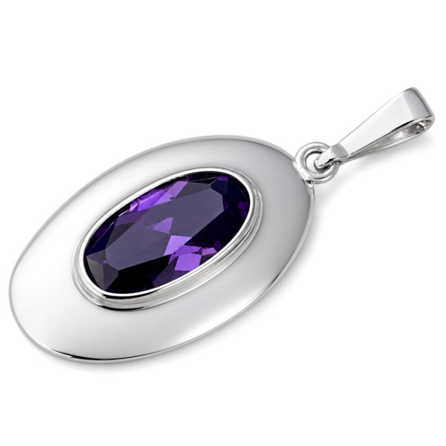 Silver pendant with cubic zirconia W 1792