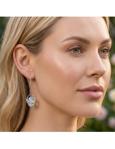 Silver K 3001 Zircon Earrings
