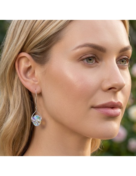 Silver K 3001 Zircon Earrings