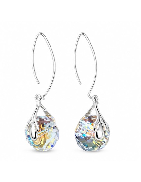 Silver K 3001 Zircon Earrings