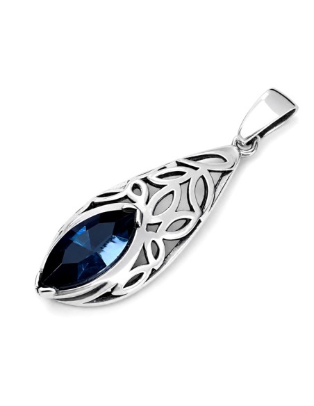 Silver pendant with Swarovski crystal W 1905