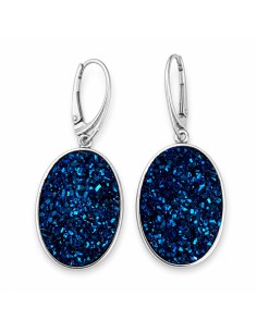 Swarovski elements silver earrings oxidized to 2001 2