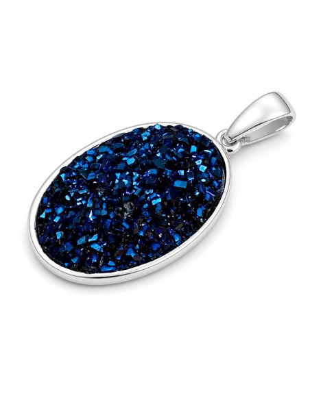 Silver pendant swarovski crystal 2001