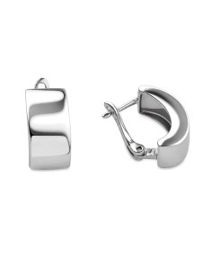 Rhodium plated silver earrings K3 1159